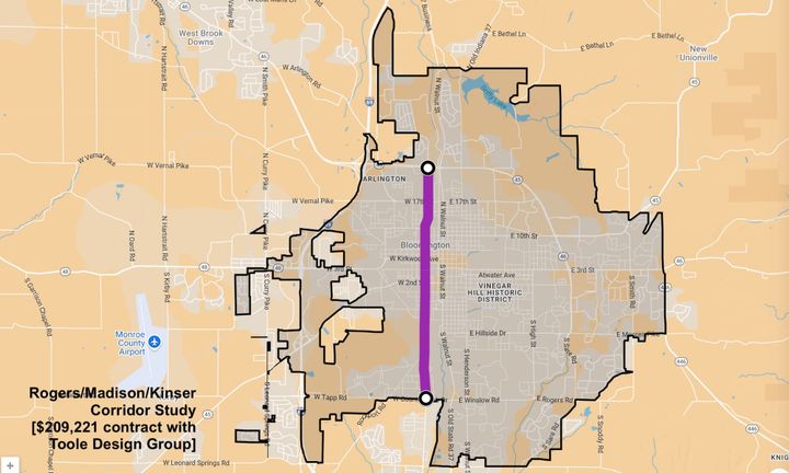Bloomington OKs $209K contract to study Rogers Street corridor, part of safe streets effort