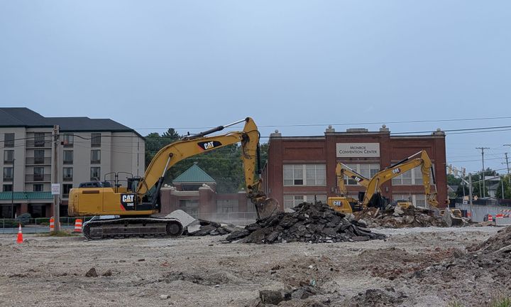 Convention center construction bids OK’d under budget, but sewer standoff simmers with City of Bloomington Utilities