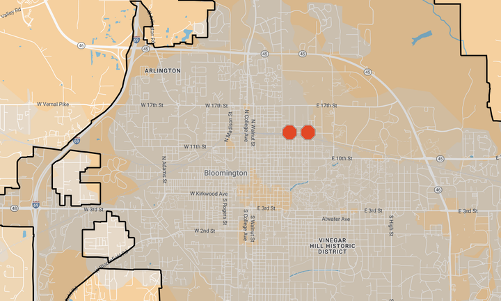 Bloomington city engineer gives 180-day order, puts stop signs at 2 intersections near IU campus