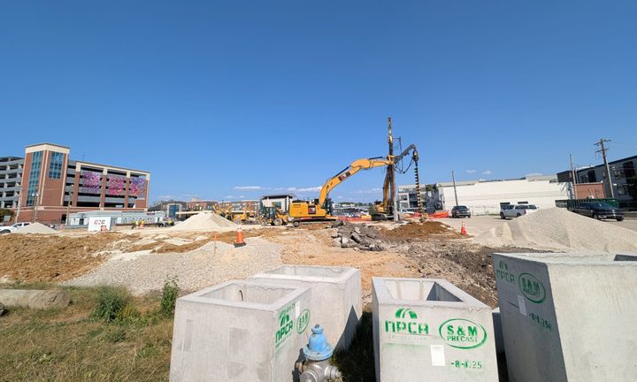 Concrete to be poured for Bloomington convention center footings, city council OKs food and beverage tax resolution