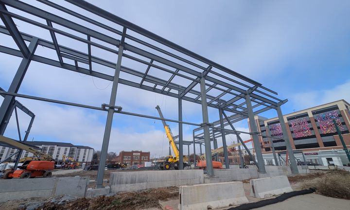 Convention center notebook: Extra costs include foundation change for sanitary sewer; art project draws 180 applications