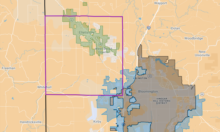 Richland-Ellettsville consolidation proposal could feature rural–urban tax differences