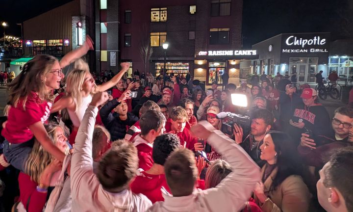 Photos: Kirkwood Avenue Peach Bowl victory celebration