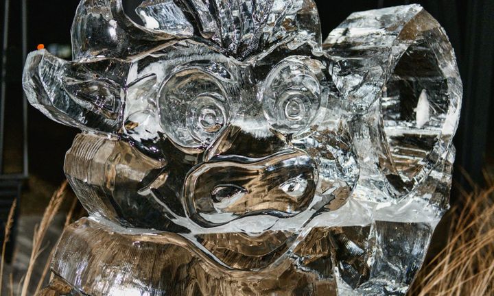 Bloomington’s Freezefest braves bitter cold with ice art, chili, and Hoosier pride