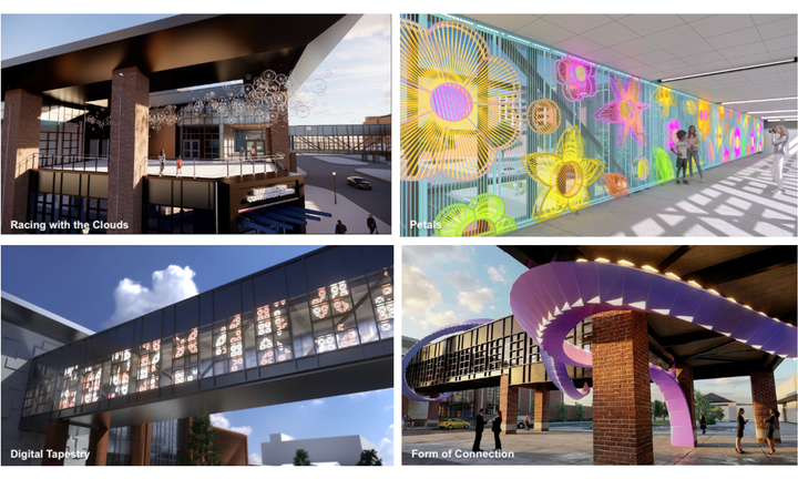 Four finalist proposals revealed for Bloomington Convention Center art, public input sought