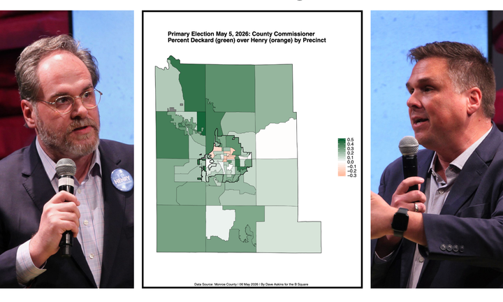 Primary election notebook: Geographic breakdown of Monroe County commissioner’s race