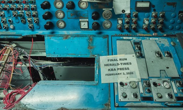 A carcass of traditional print media: Inside the former Herald-Times building