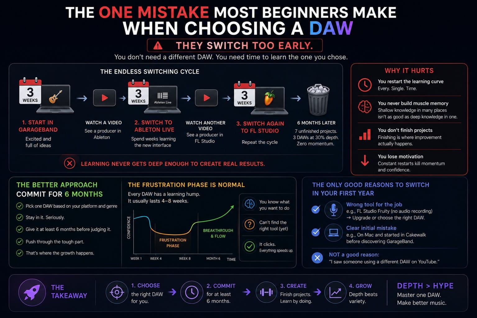 The One Mistake Most Beginners Make When Choosing a DAW
