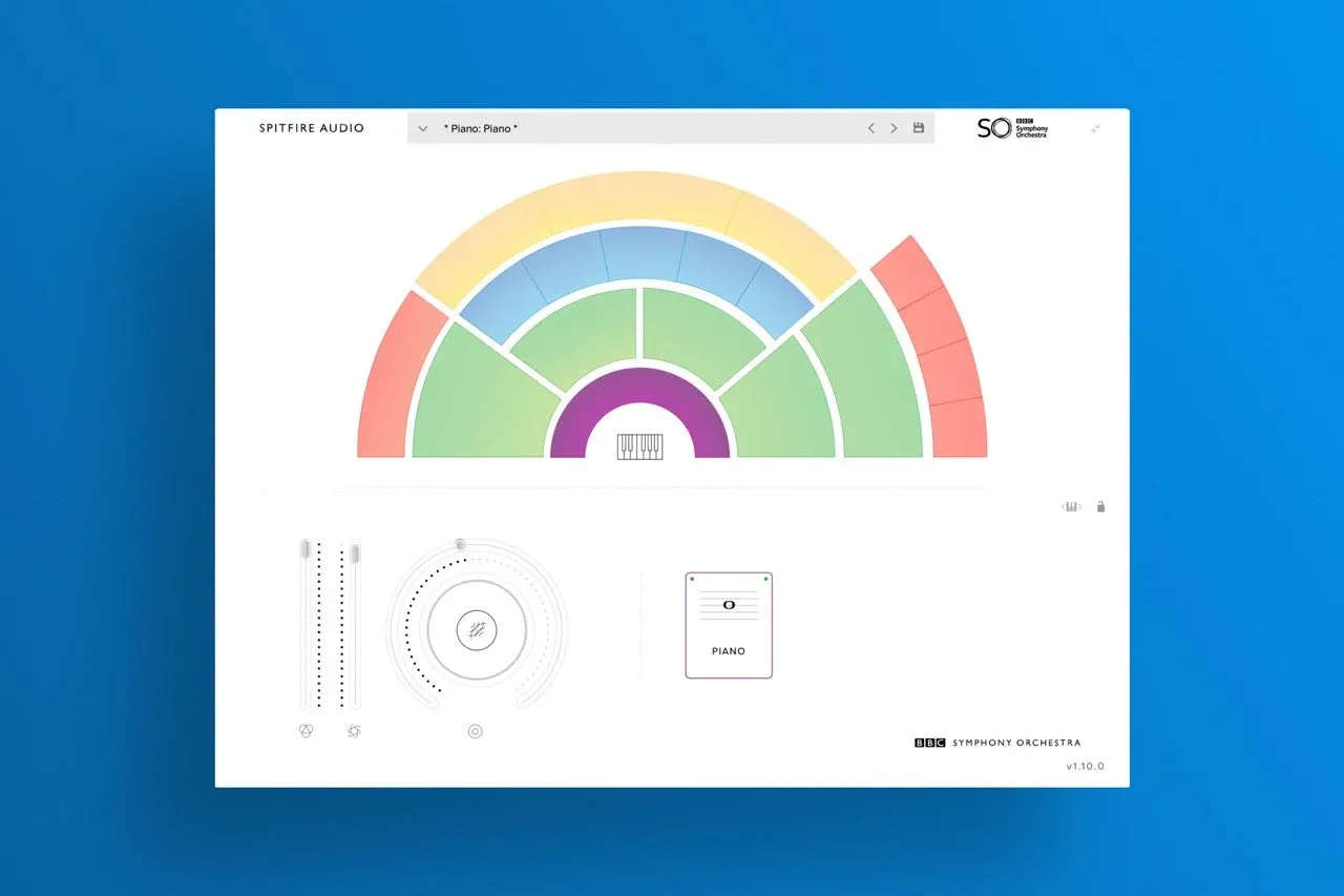 BBC Symphony Orchestra Discover English plugin interface
