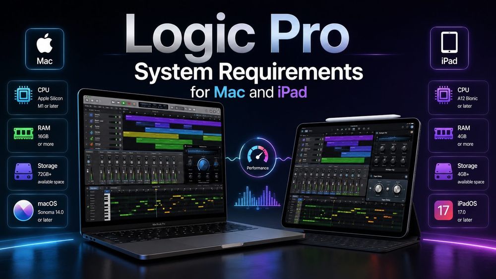 Logic Pro System Requirements for Mac and iPad