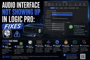 Audio interface not showing up in Logic Pro: detection and driver fixes