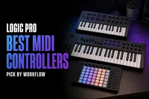 Compact, 49-key and grid MIDI controllers compared for Logic Pro
