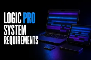 Logic Pro system requirements with an Apple-silicon Mac, iPad and external storage
