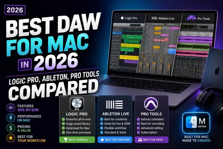 Best DAWs for Mac compared: Logic Pro, Ableton Live and Pro Tools