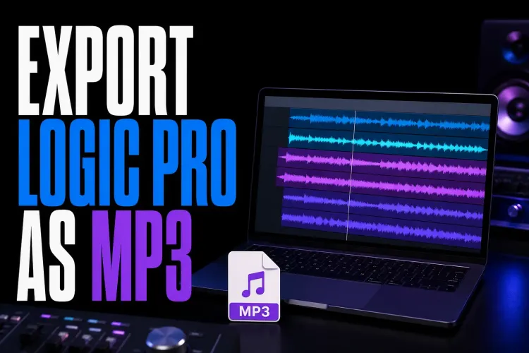 Export Logic Pro as MP3 from a finished music project