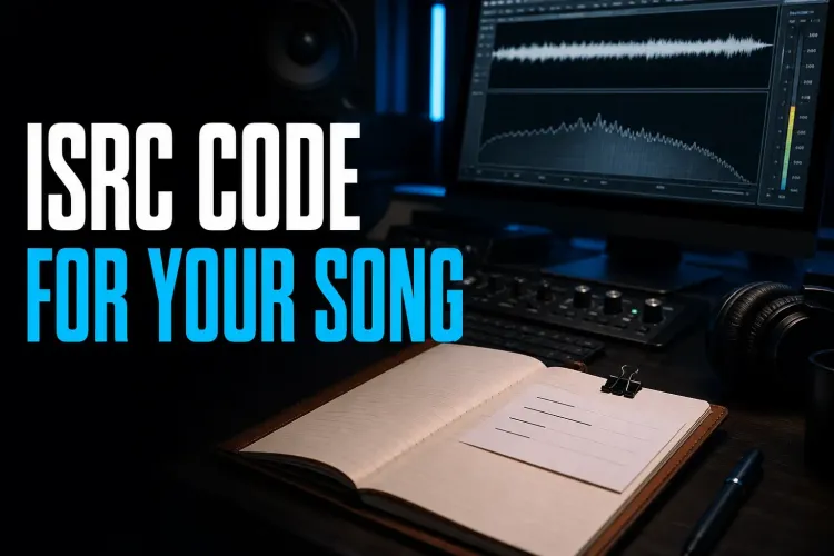 ISRC code guide for an independent artist preparing a finished master