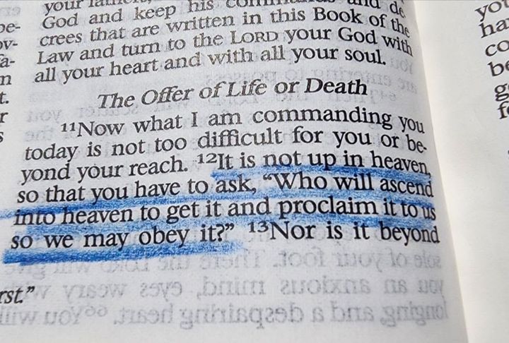 It is in Your Mouth and in Your Heart.