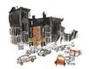 A watercolor illustration of cars driving down Second Avenue in Manhattan