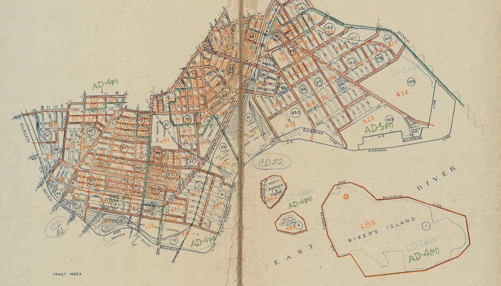 Census Enumeration District Maps - New York (NY) - Bronx County
