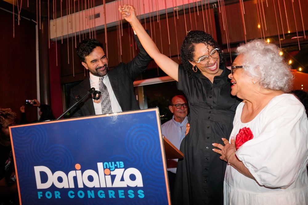 Mayor Zohran Mamdani and Darializa Avila Chevalier, candidate for Congress in NY-13