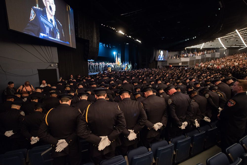 Police graduation.