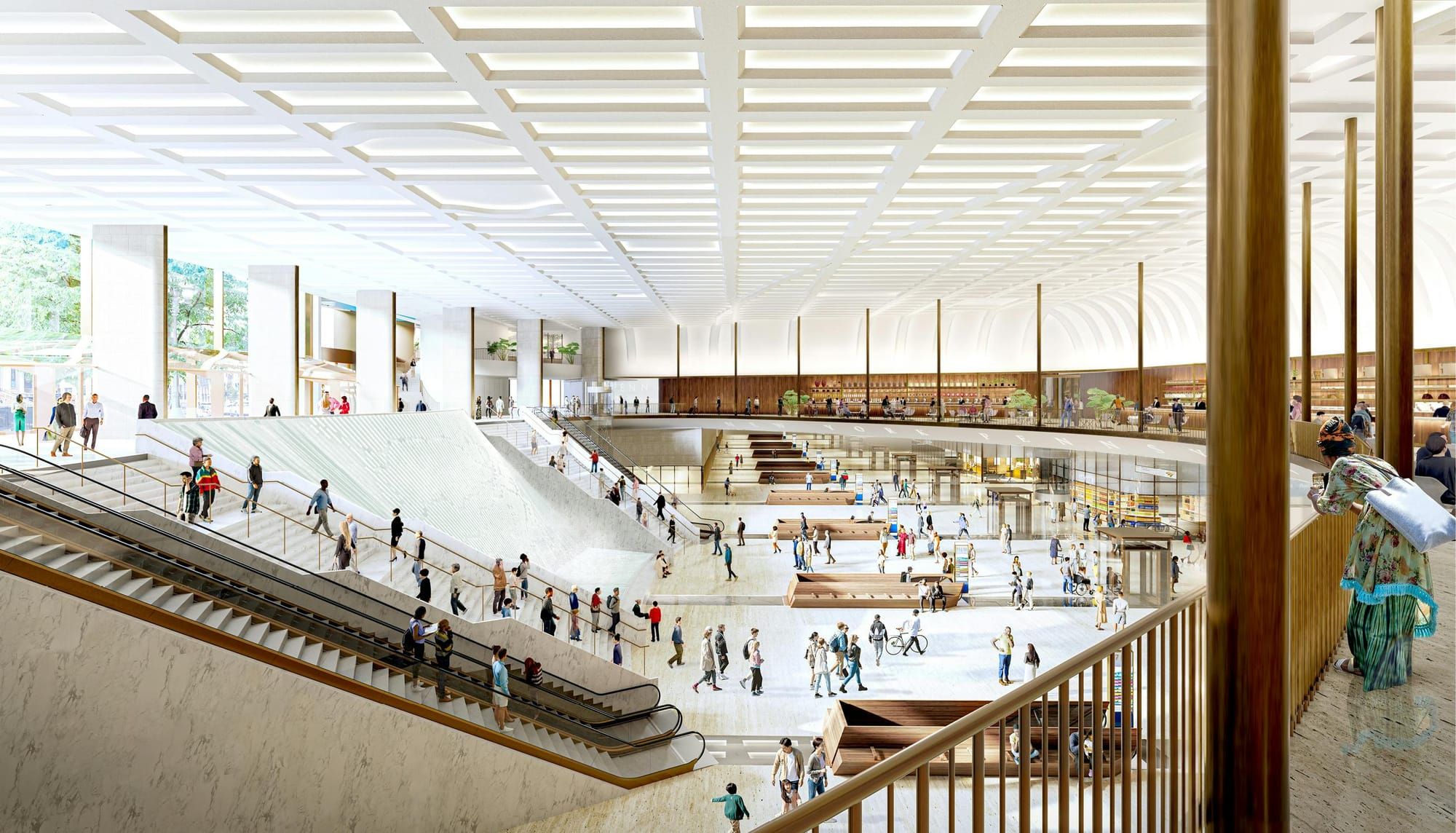 PAU rendering of Penn Station