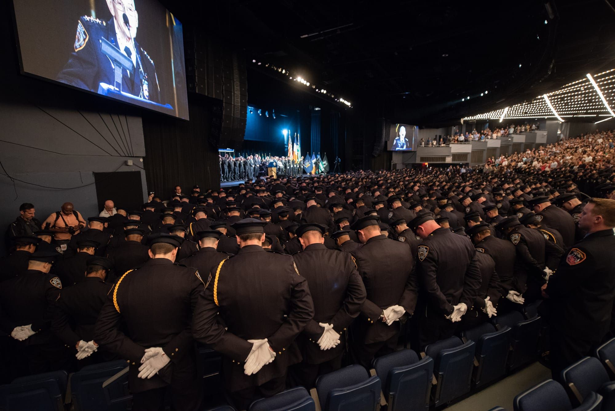 Police graduation.