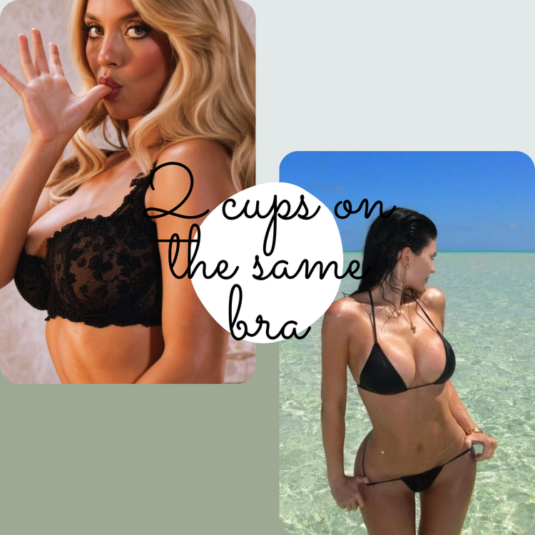 Sydney & Kylie: Two Cups on the Same Bra