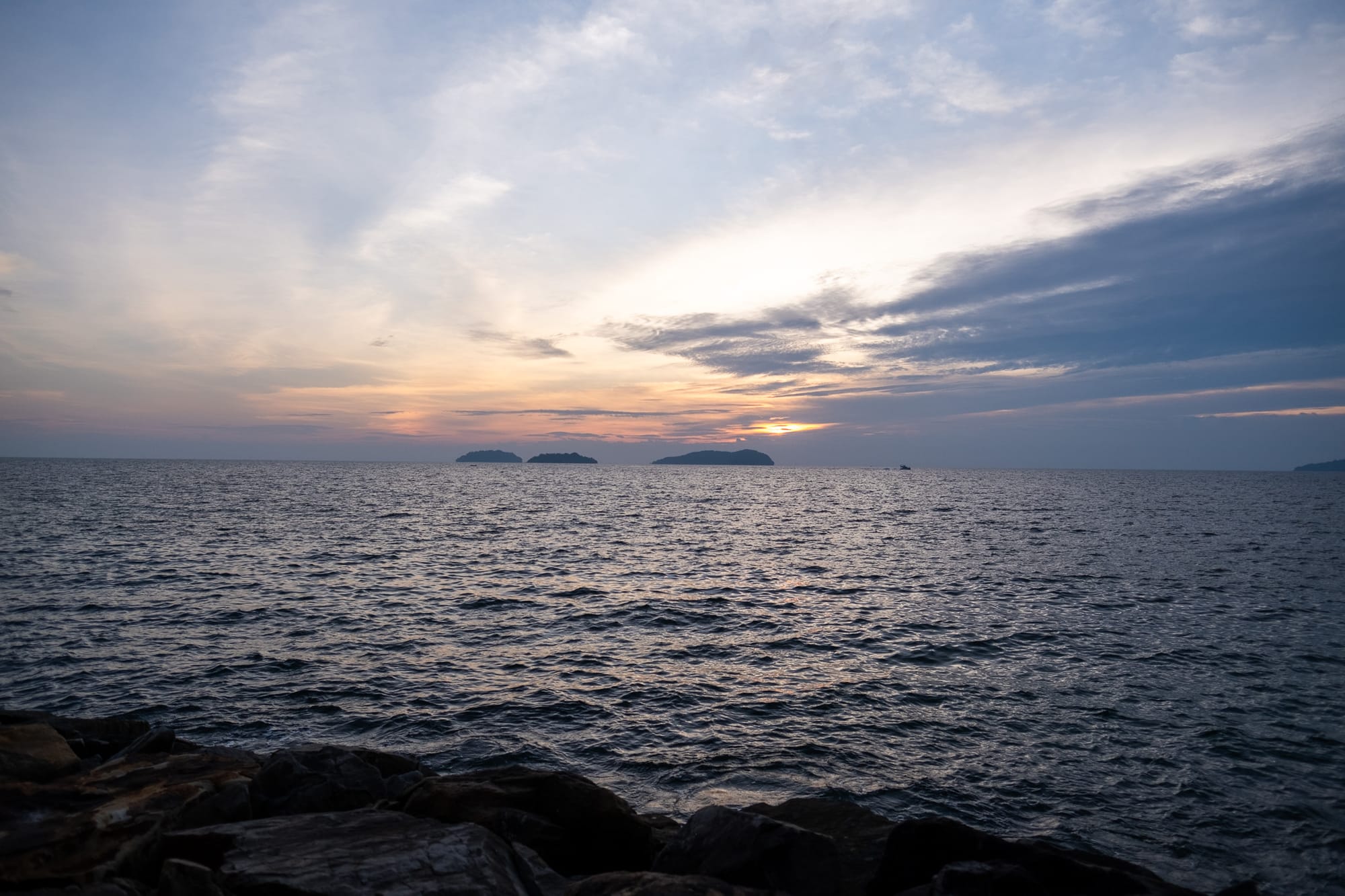 Sunset near Tanjung Aru