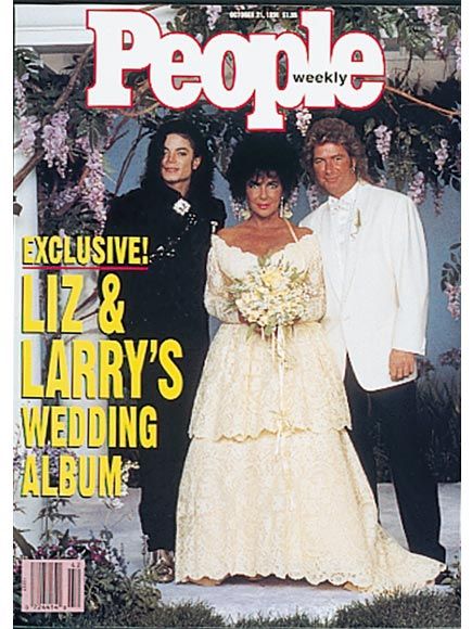 Do You Remember: Elizabeth Taylor’s 8th Wedding (Co-Starring Michael Jackson and a Five-Tier Chocolate Cake)