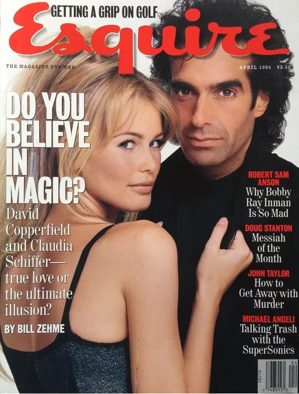 Do You Remember: When Claudia Schiffer Dated David Copperfield and a French Tabloid Claimed It Was Fake