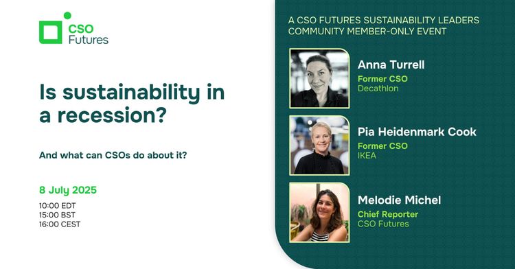 Is sustainability in a recession (and what can CSOs do about it)?