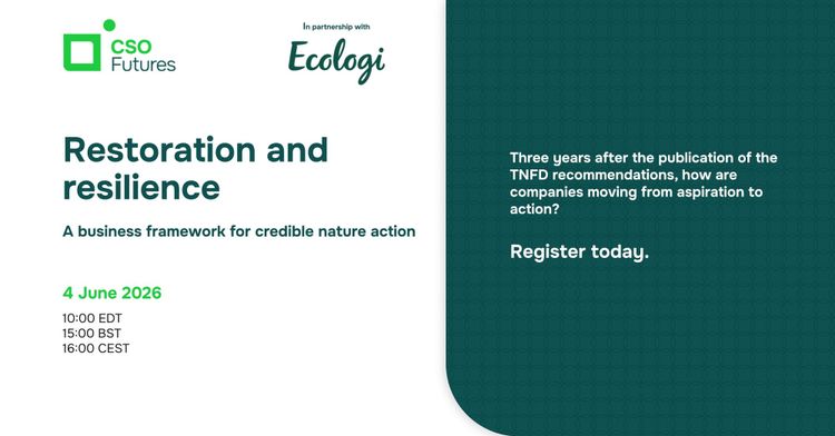 Restoration and resilience: A business framework for credible nature action