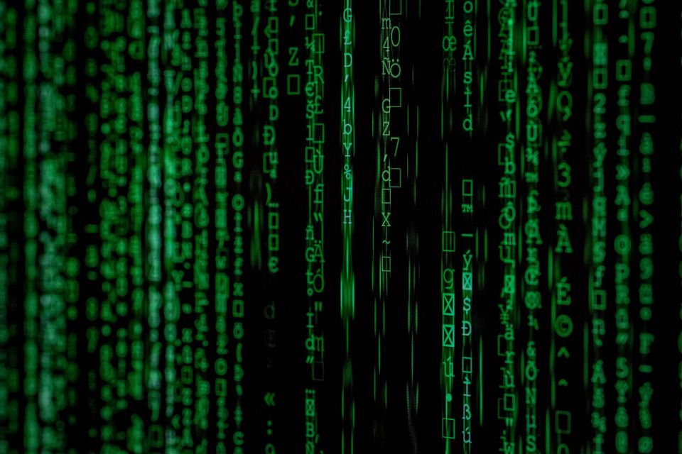 data on screen