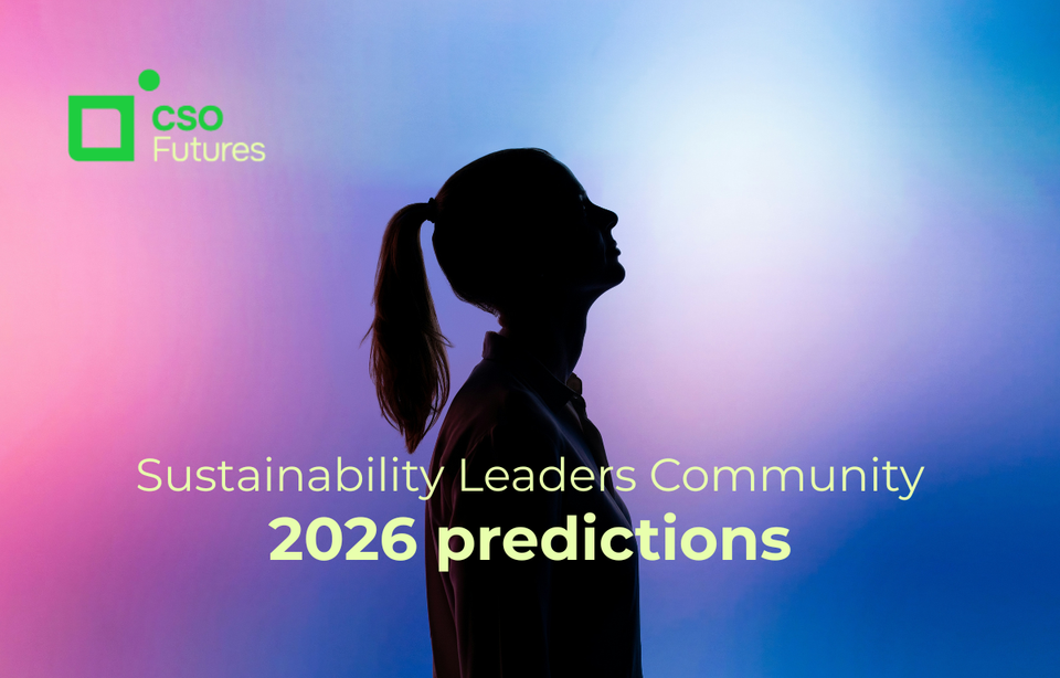 Data, practicality and resilience: Chief Sustainability Officers share 2026 predictions