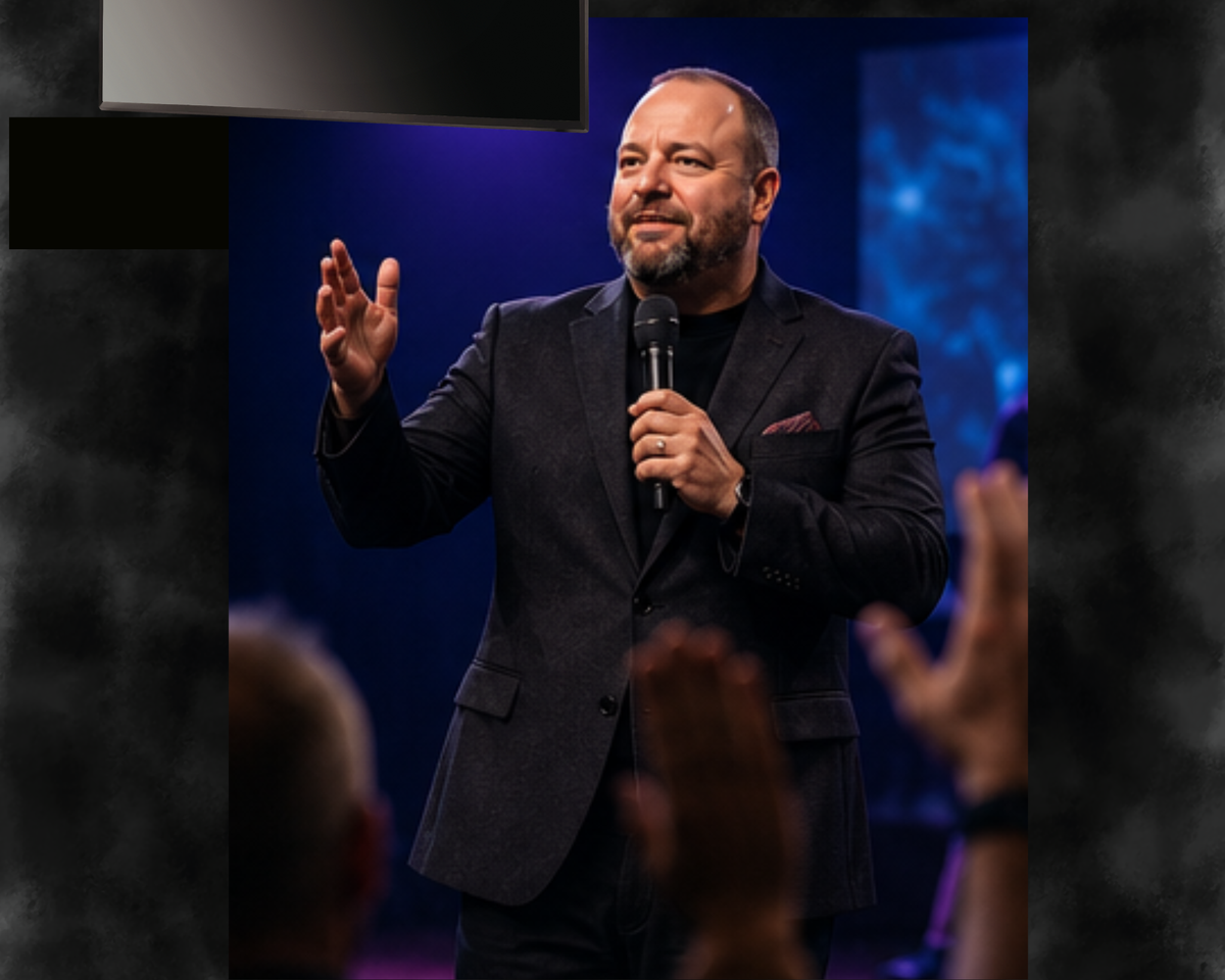Pastor Chris Collier speaking