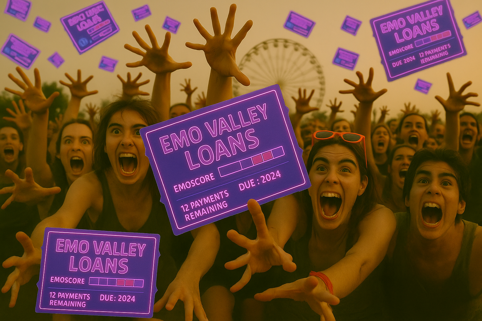 ¡Ni casa en propiedad ni festival sin crédito!