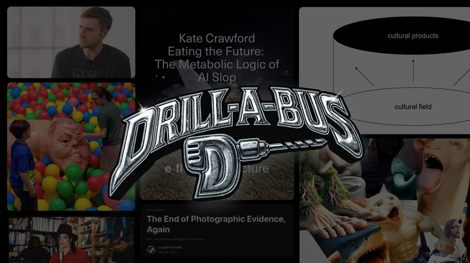 Drill-A-Bus #2025 feat. Alice Coltrane, Liz Pelly, Matt Klein, Catherine Liu, K Allado-McDowell y más!