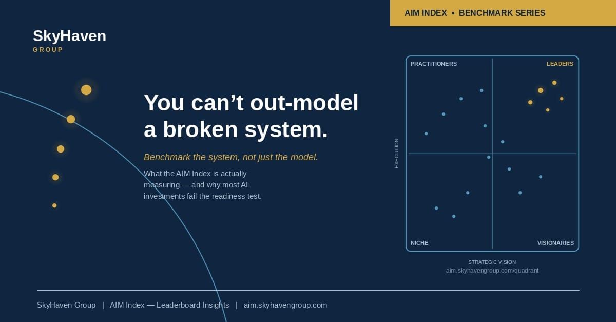 You Can't Out-Model a Broken System