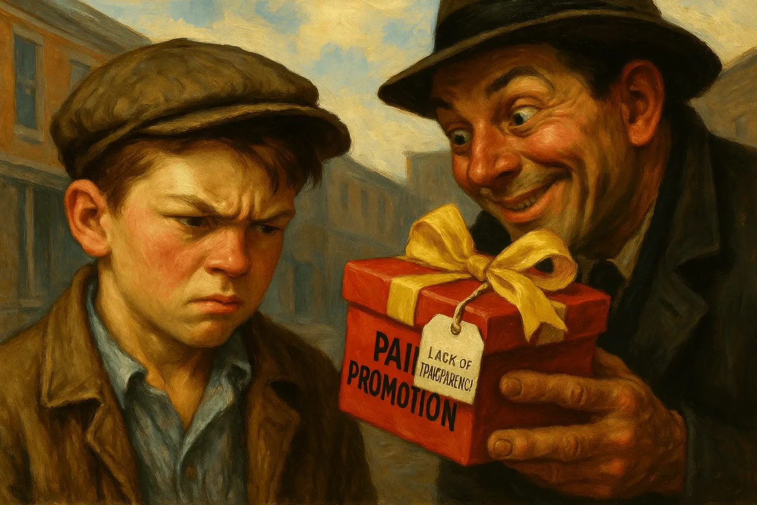 Web3 audience skepticism toward paid promotions — visual metaphor for crypto users demanding transparency and authentic influencer partnerships.