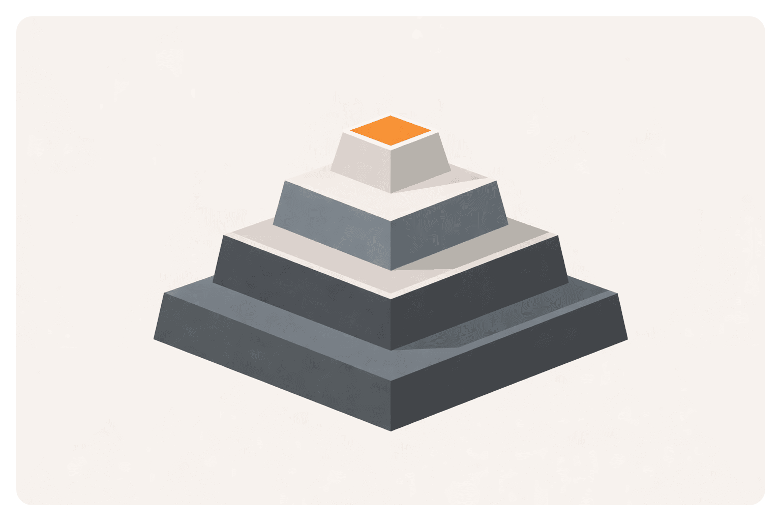 Four-tier influence pyramid illustrating how effective crypto KOL marketing strategies scale from macro influencers to core users.