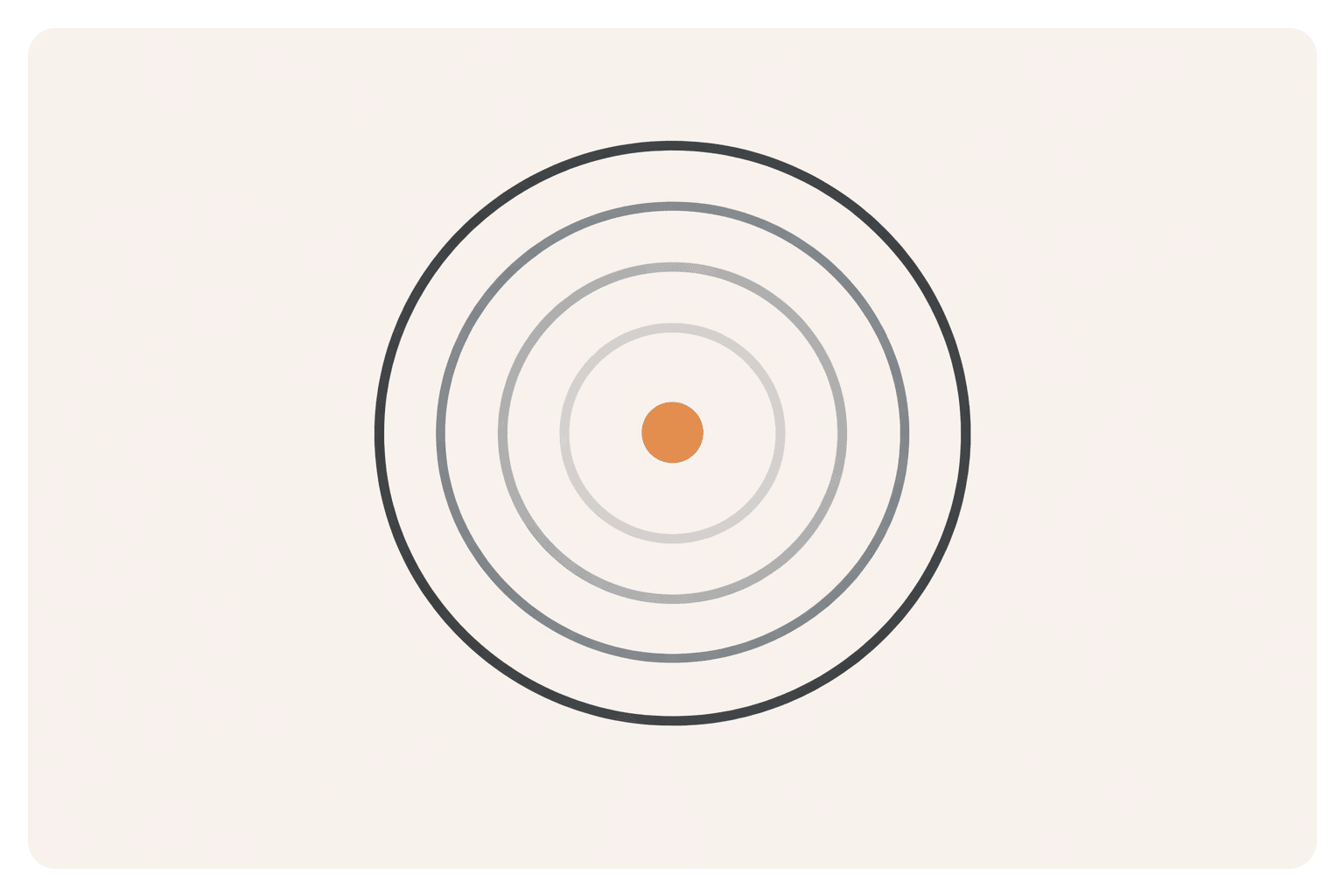 Minimal target graphic representing how macro KOLs initiate high-impact signal amplification in web3 influencer marketing campaigns.