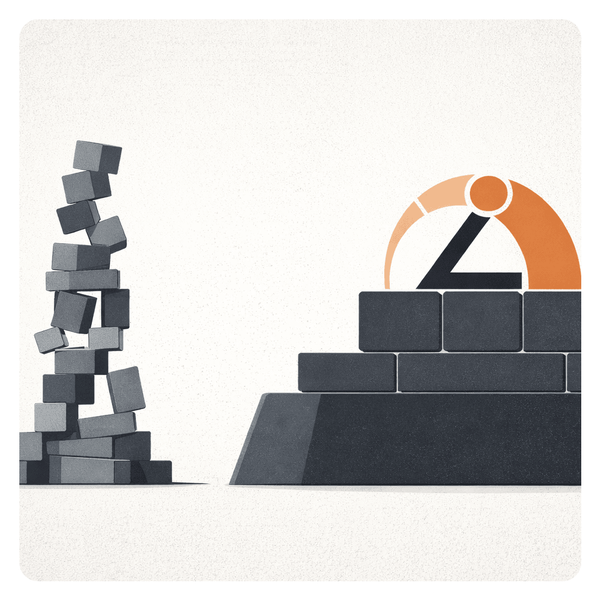 Illustration comparing unstable InfoFi incentives with Lever’s stable Web3 influencer marketing infrastructure.