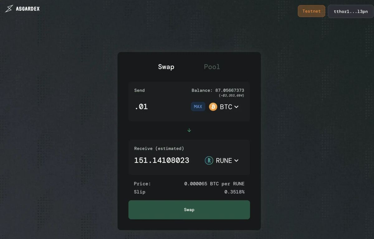 THORChain Multichain Testnet Live