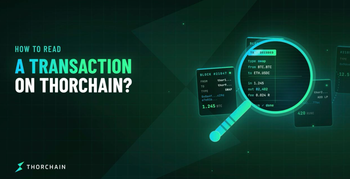 How to read a transaction on THORChain?