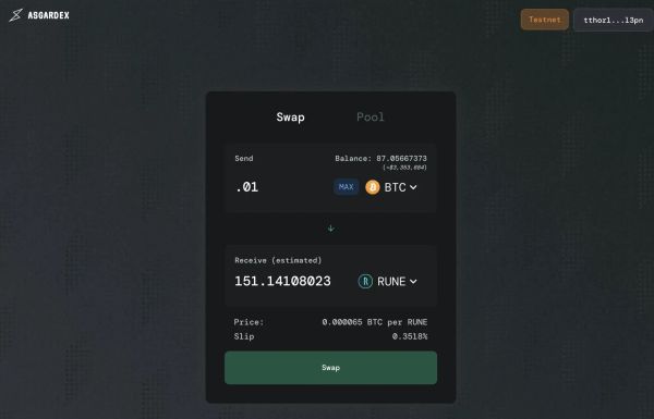 THORChain Multichain Testnet Live