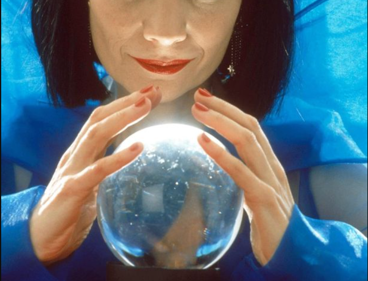 Are you still looking into your Crystal ball for answers?