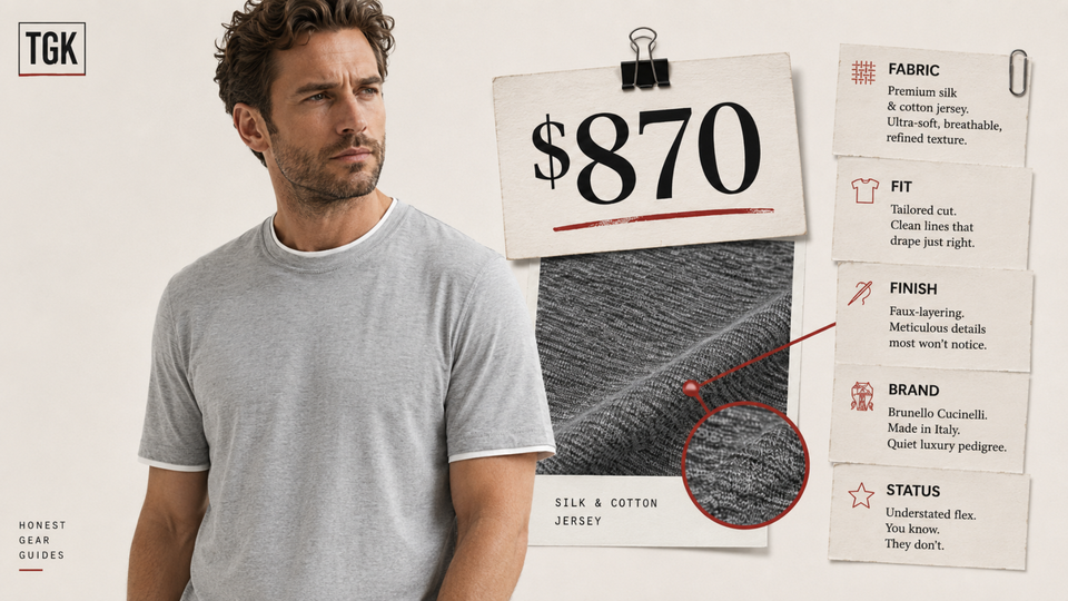 Brunello Cucinelli Wants $870 for a Grey T-Shirt. What Are You Paying For?