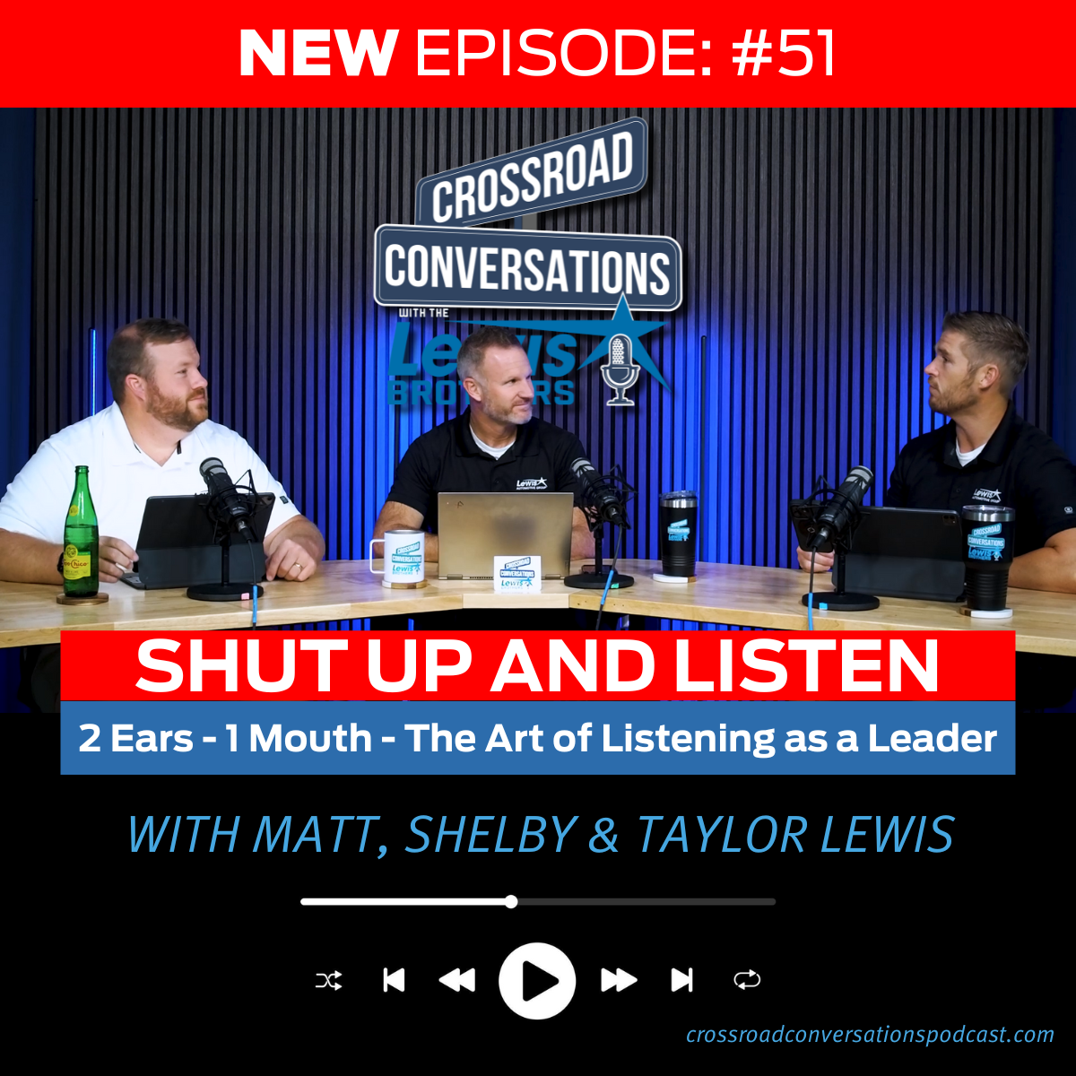 Ep 51 Shut Up and Listen - 2 Ears - 1 Mouth - The Art of Listening as a Leader