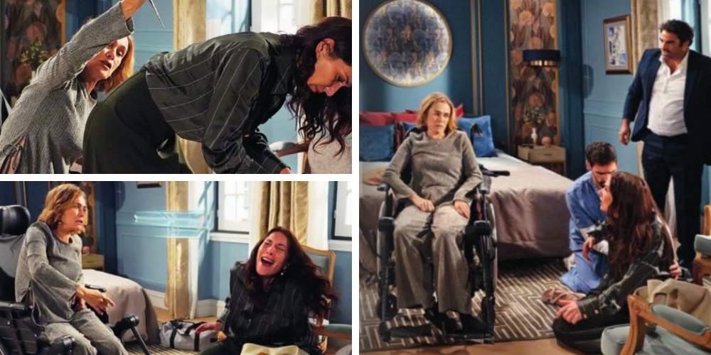 Helena esfaqueia Olga e a verdade vem ao de cima em 'A Promessa'